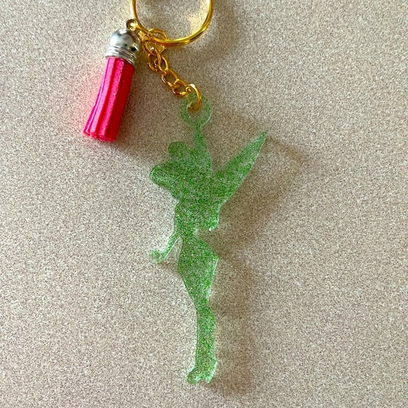Hand Crafted Other - 🎉🎉HP🎉🎉 Handmade Tinkerbell Keychain